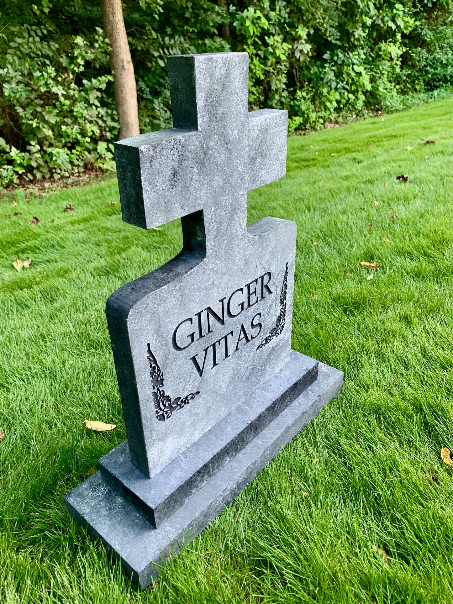 Ginger Vitas Silly Halloween Tombstone