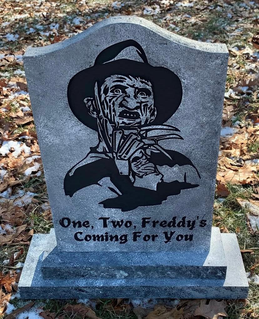 Nightmare on Elm Street Freddy Krueger Character Tombstone