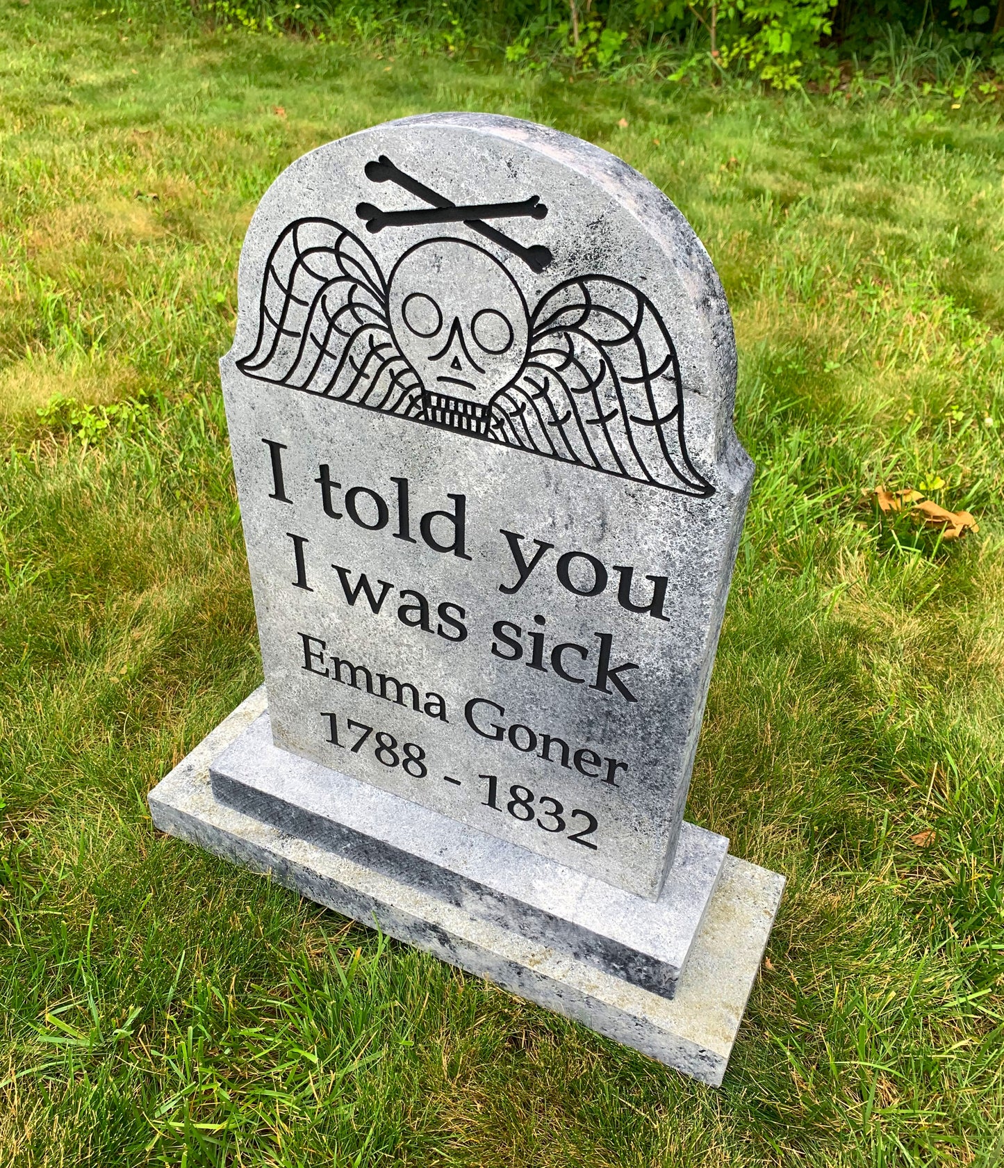 Emma Goner Halloween Tombstone