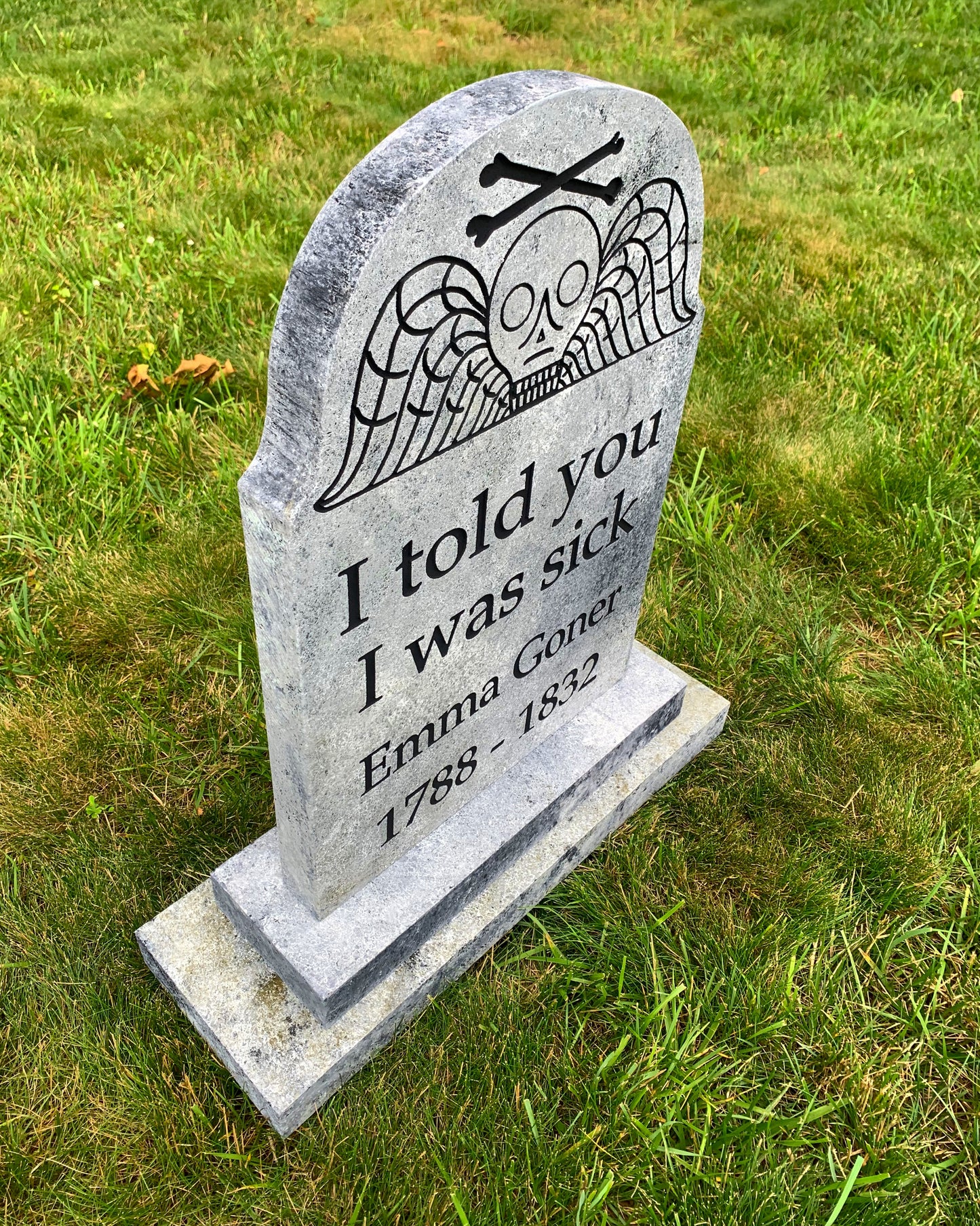 Emma Goner Halloween Tombstone