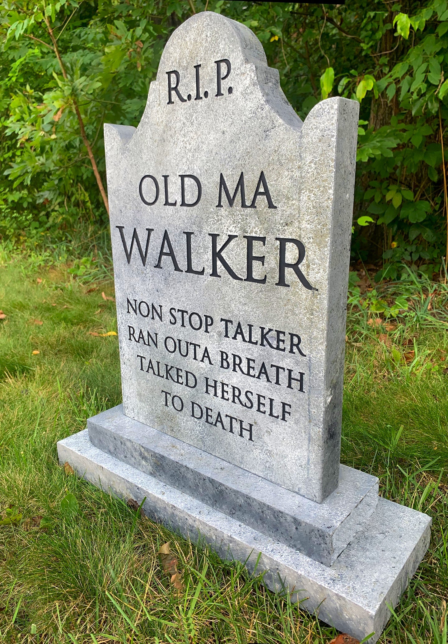 Old Ma' Walker Funny Comical Tombstone