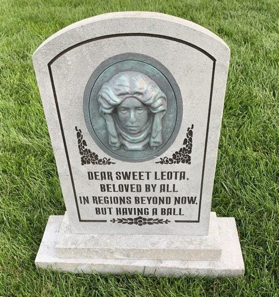 Madame Leota Halloween Haunted Mansion Tombstone