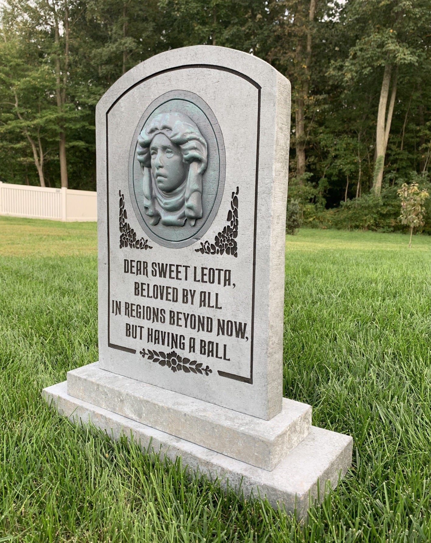 Madame Leota Halloween Haunted Mansion Tombstone