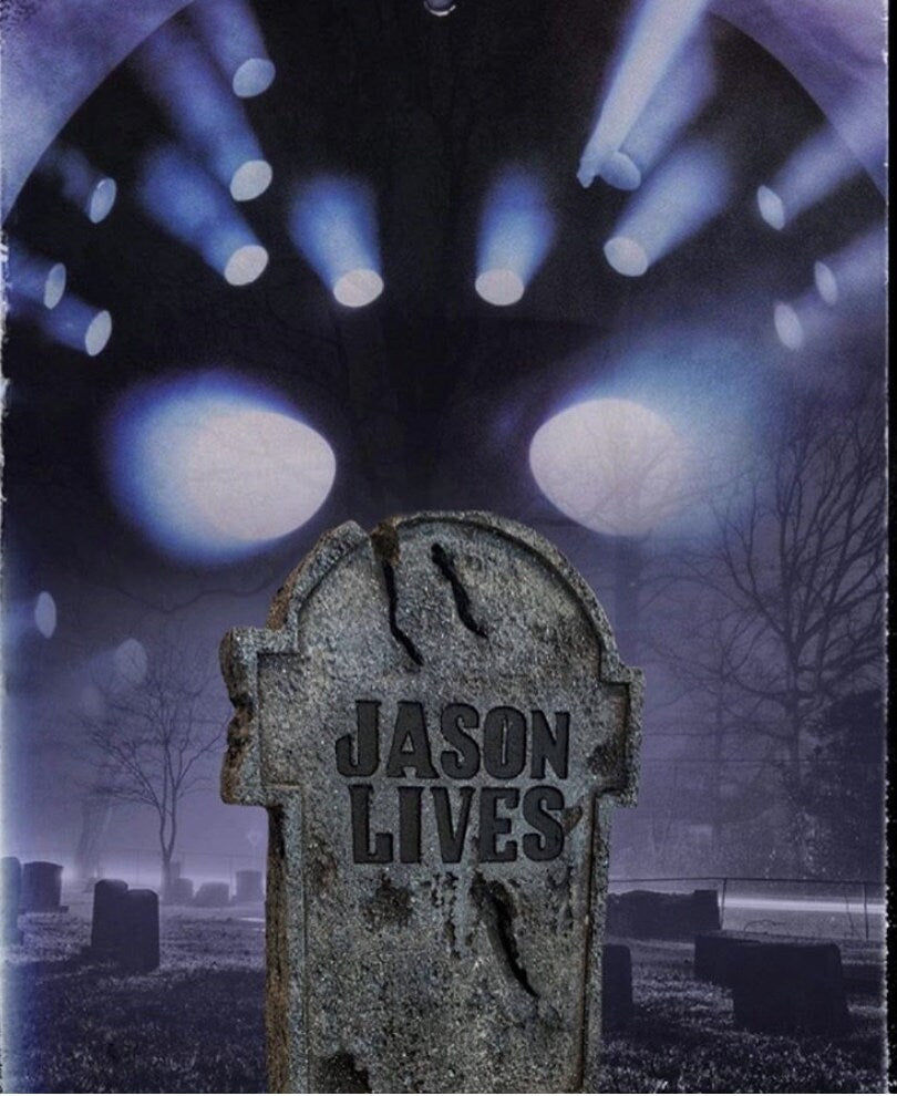 Friday the 13th Jason Lives Part 6 MINI Tombstone Movie Poster Replica
