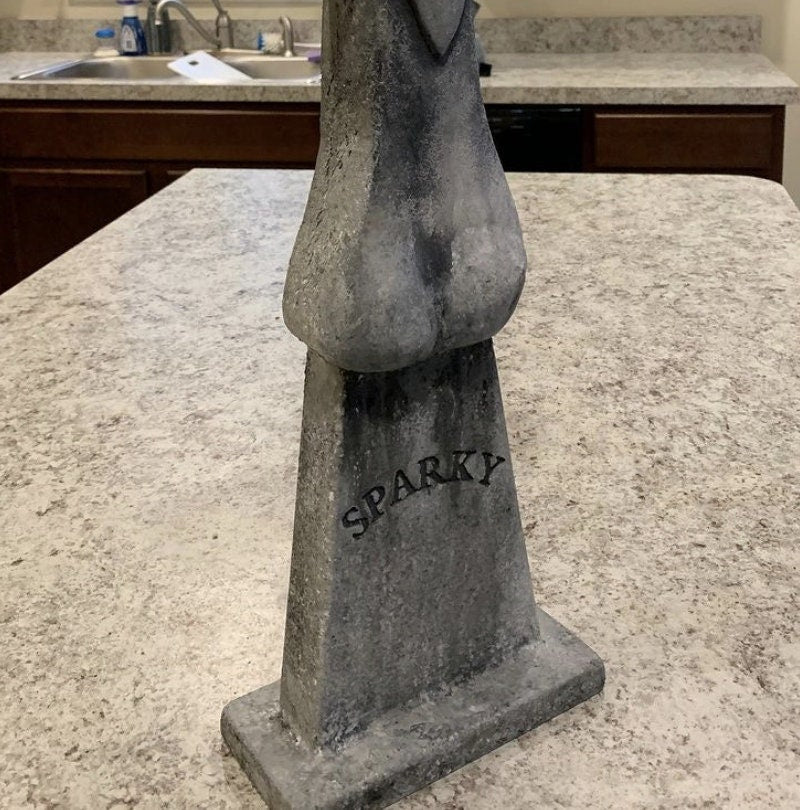 Frankenweenie Sparky Tombstone Replica 24" Tall