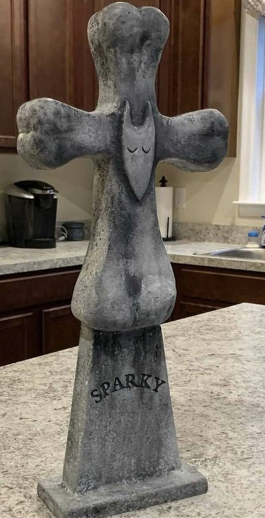 Frankenweenie Sparky Tombstone Replica 24" Tall