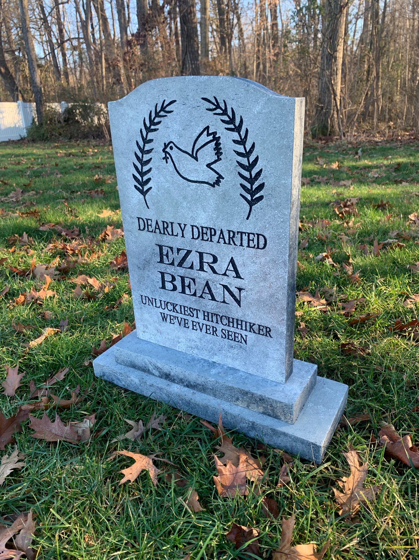 Ezra Bean Haunted Mansion Hitchhiking Ghosts Halloween Tombstone