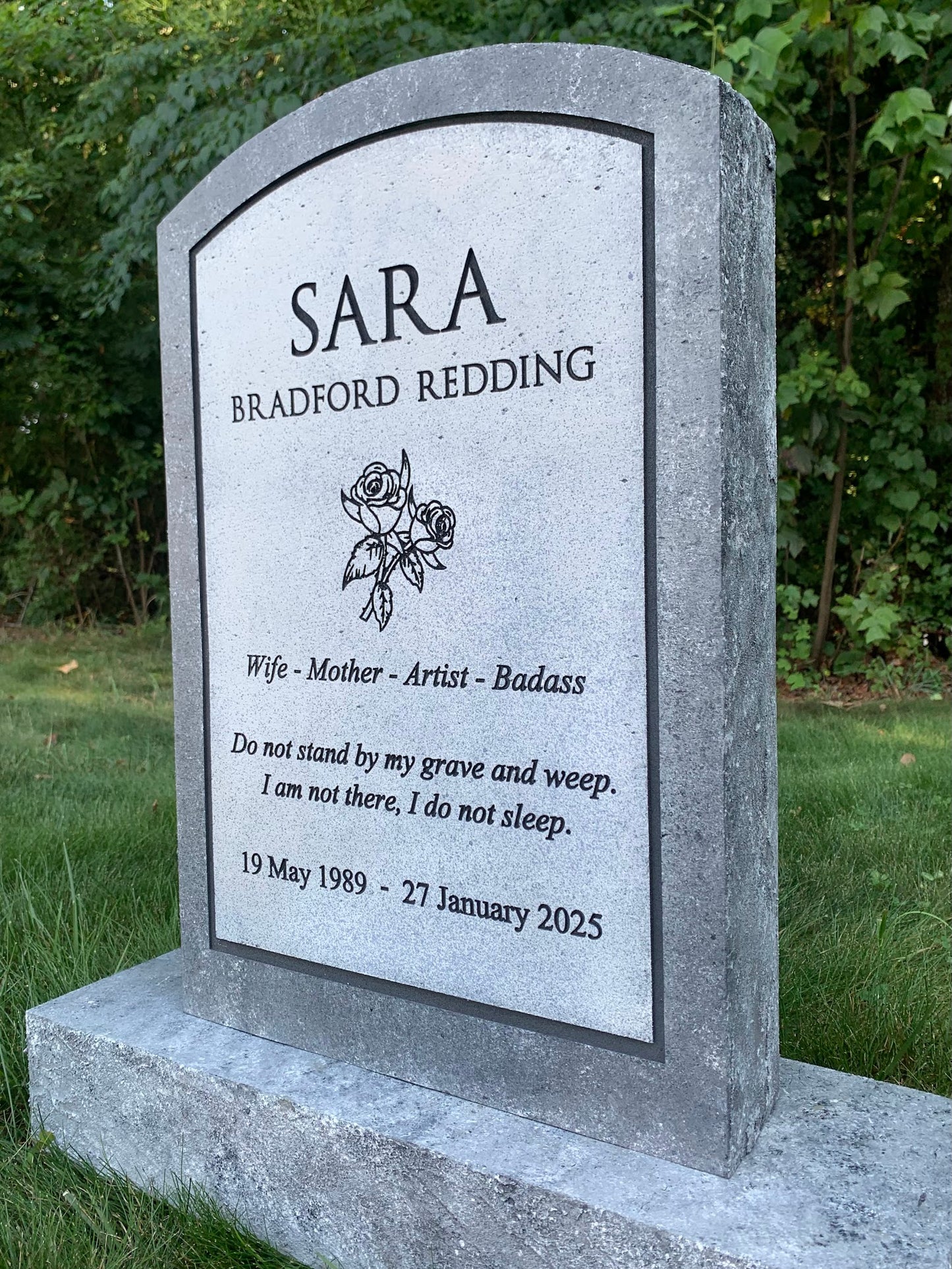 Custom Made Tombstone of Your Own Design Starting at $145.99