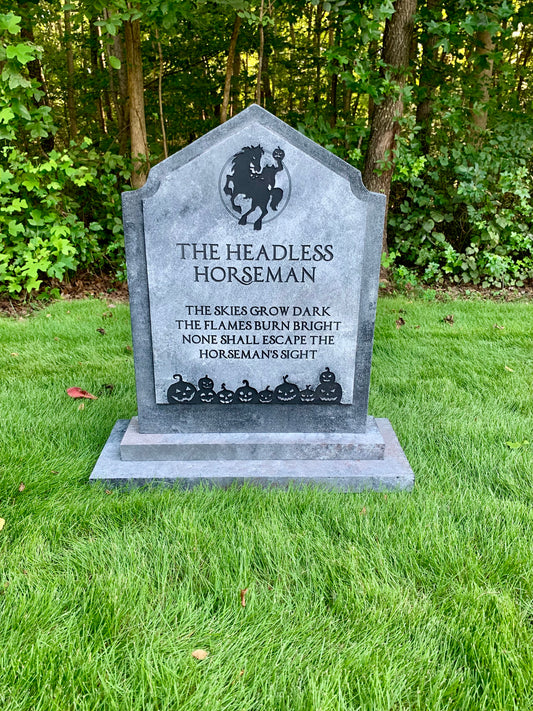 The Headless Horseman Tombstone