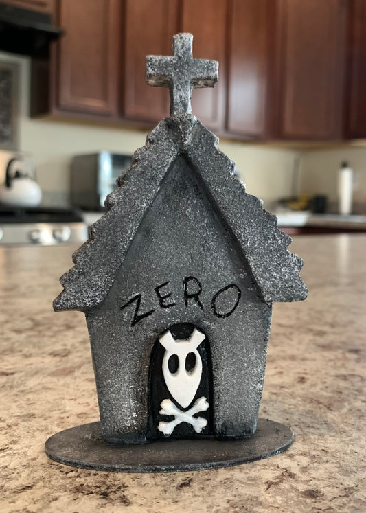 Nightmare Before Christmas Zero Dog House Miniature Collectible Ornament