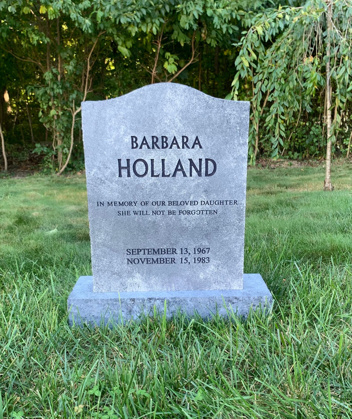 Stranger Things Barbara Holland Tombstone