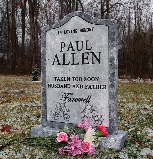 Custom Made Tombstone Headstone for Your Display