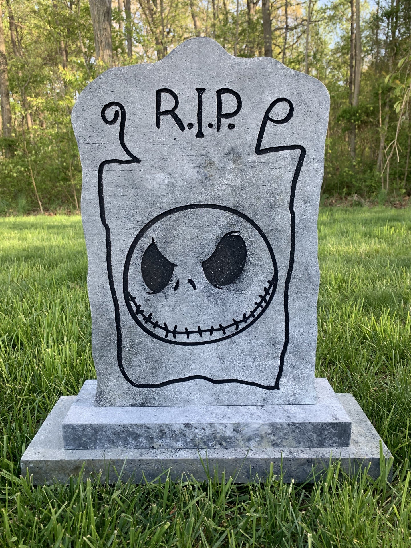 Jack Skellington Nightmare Before Christmas Custom Tombstone