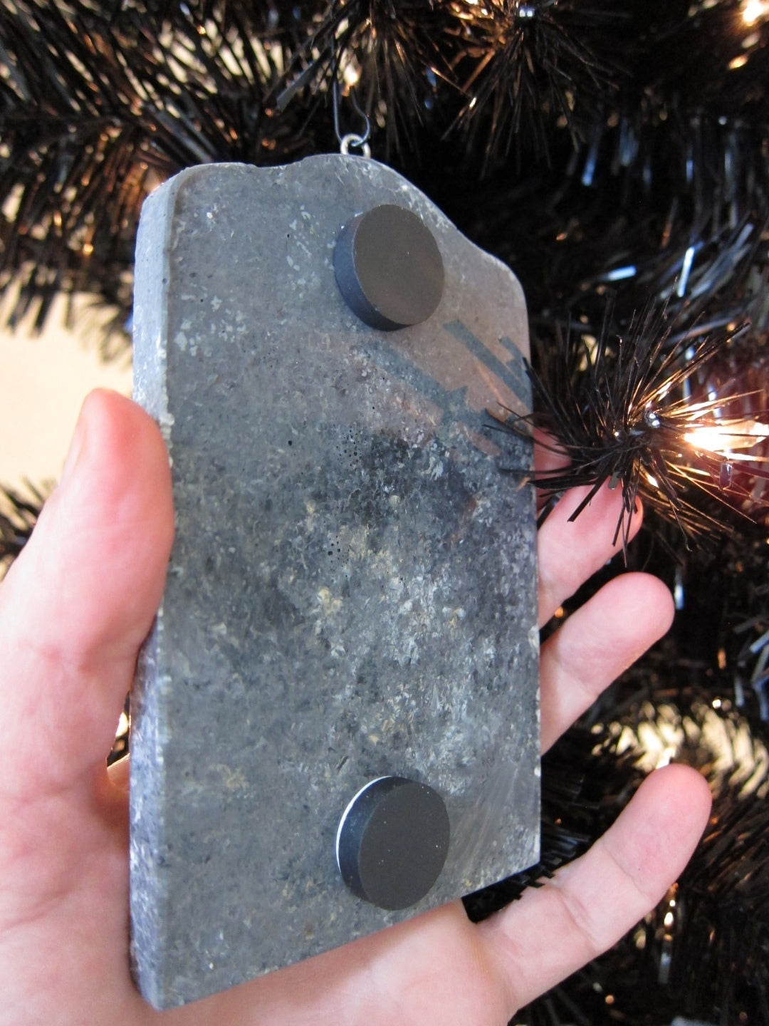 Shelly Webster The Crow Mini Ornament Tombstone