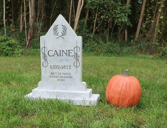 Caine Halloween Tombstone Cemetery Prop