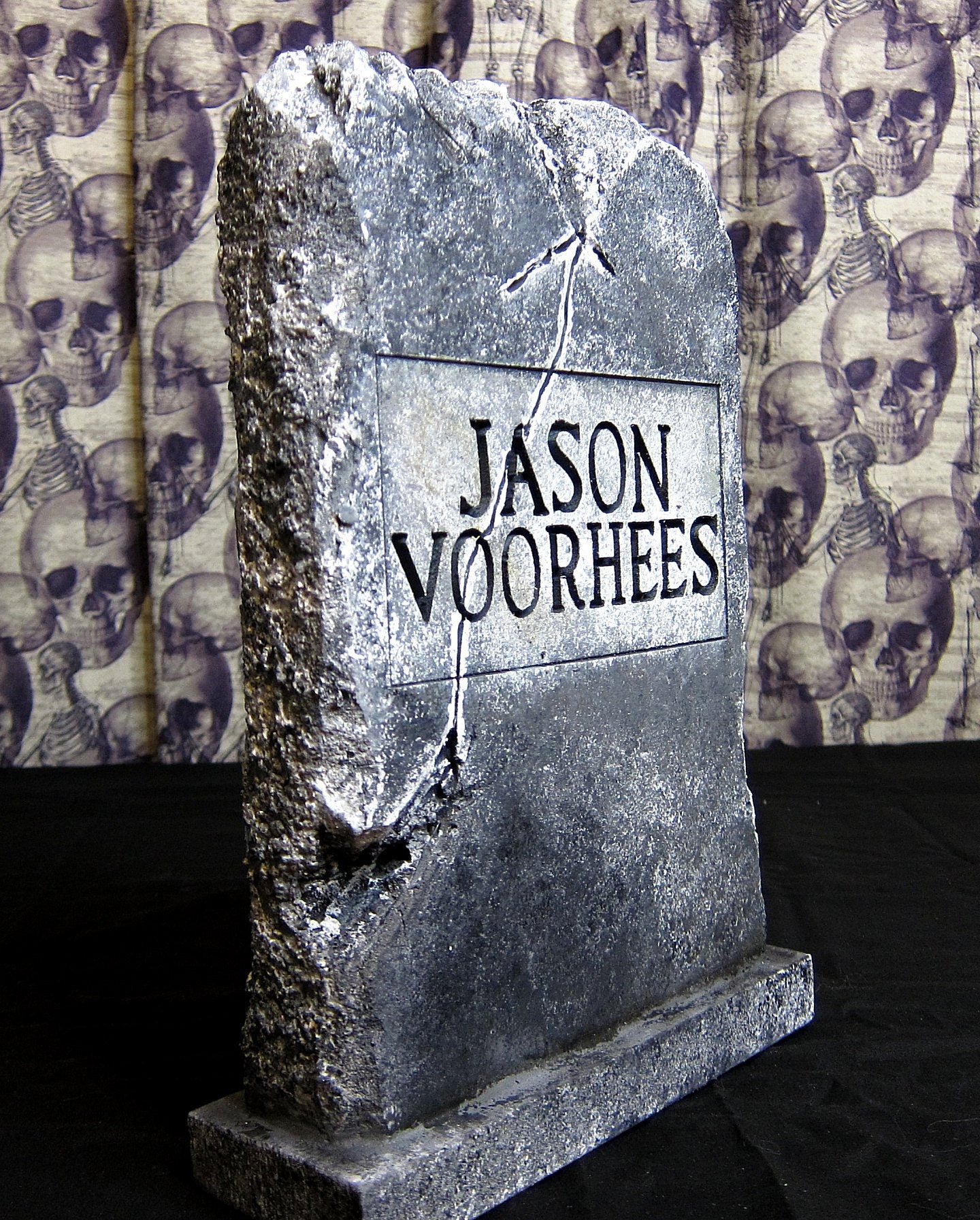 Jason Voorhees and Pamela Voorhees MINI Tombstone BUNDLE