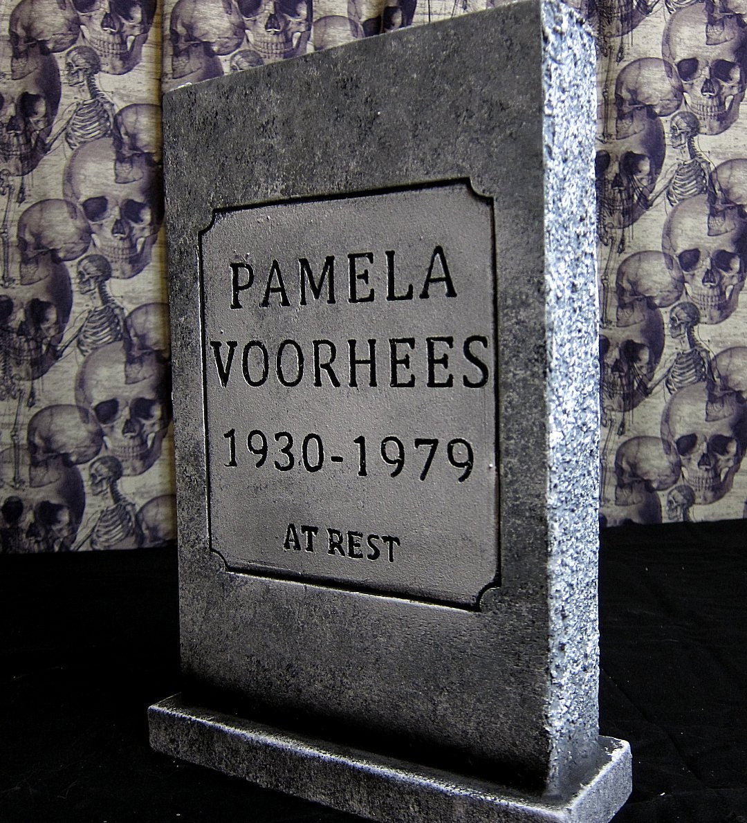 Jason Voorhees and Pamela Voorhees MINI Tombstone BUNDLE