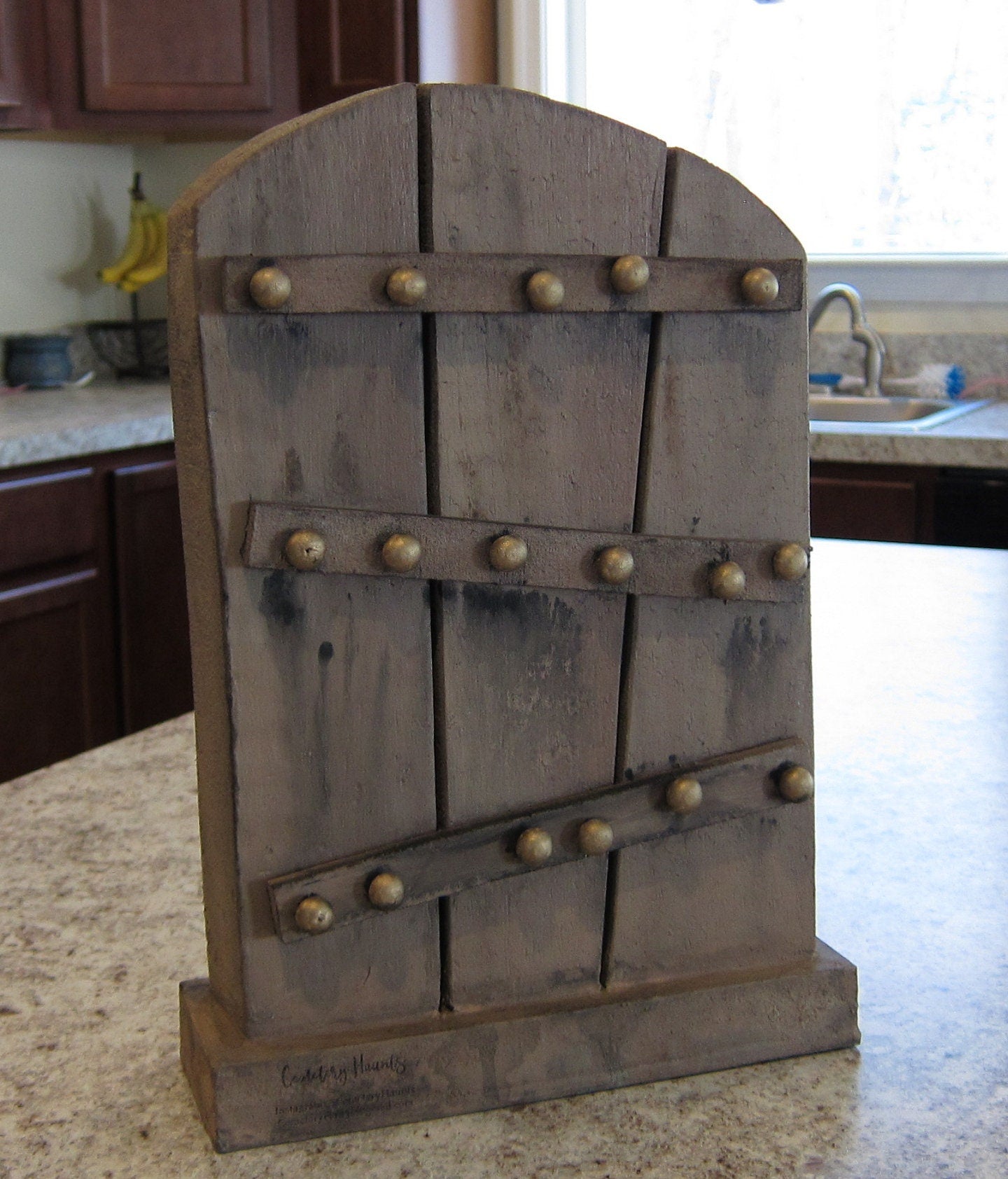 Jason Voorhees Friday the 13th Part 5 Mini Tombstone Movie Replica