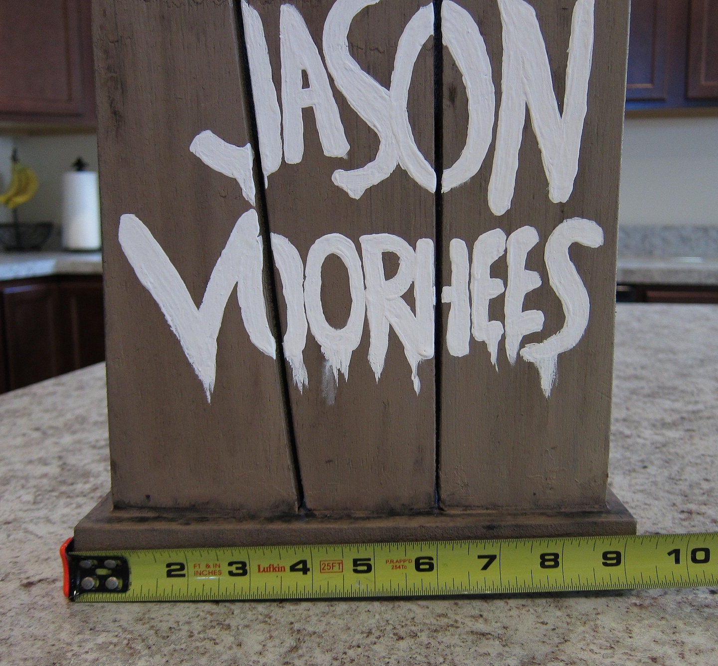 Jason Voorhees Friday the 13th Part 5 Mini Tombstone Movie Replica