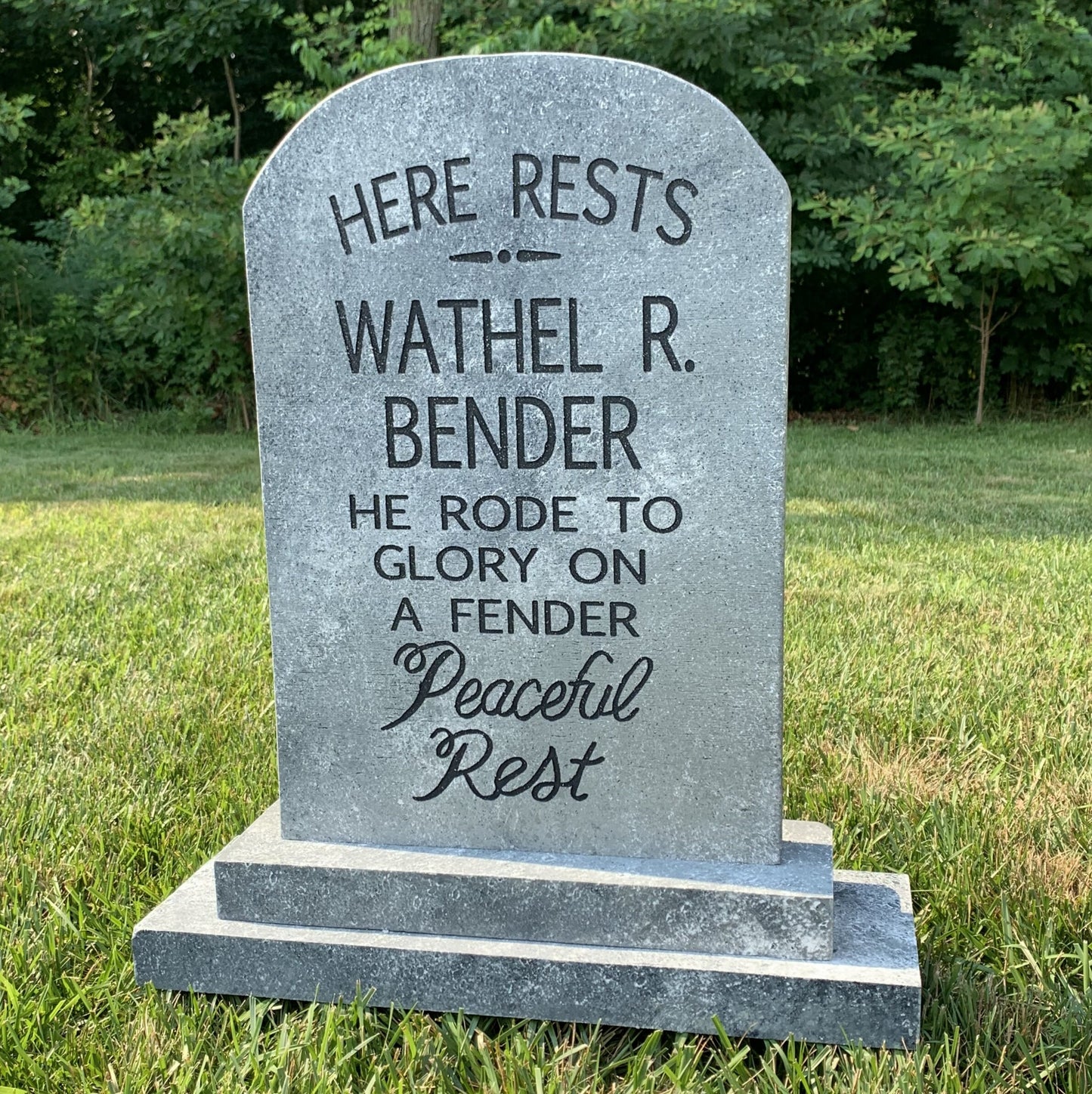 Here Rests Wathel R Bender Tombstone