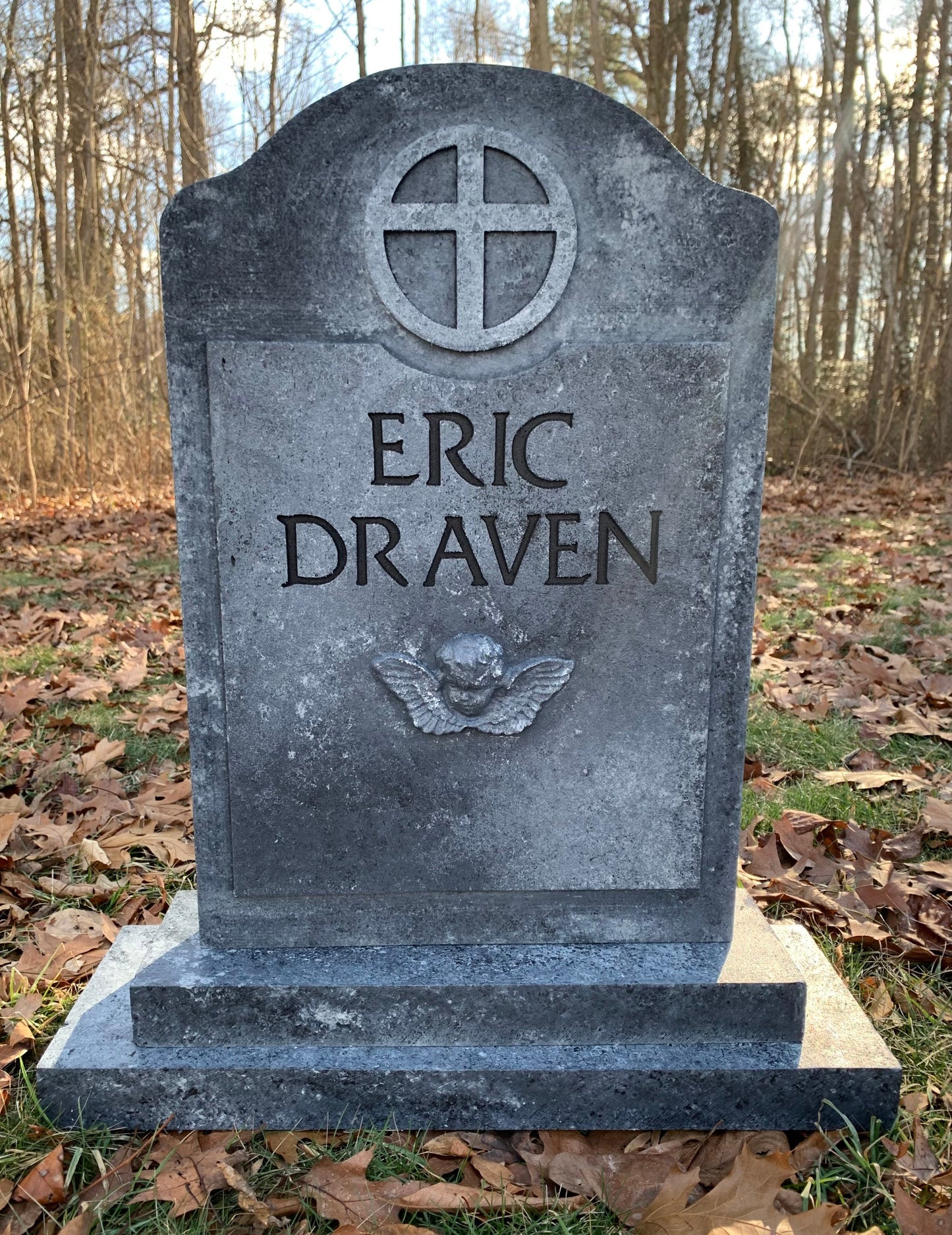 The Crow Eric Draven Full Size Headstone Tombstone Movie Replica