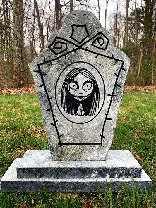 Sally Nightmare Before Christmas Halloween Tombstone Prop