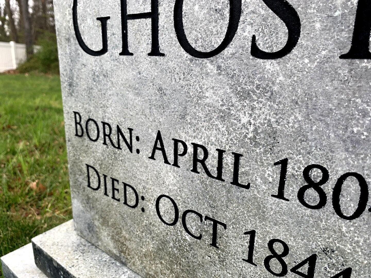 IMA GHOST Funny Tombstone